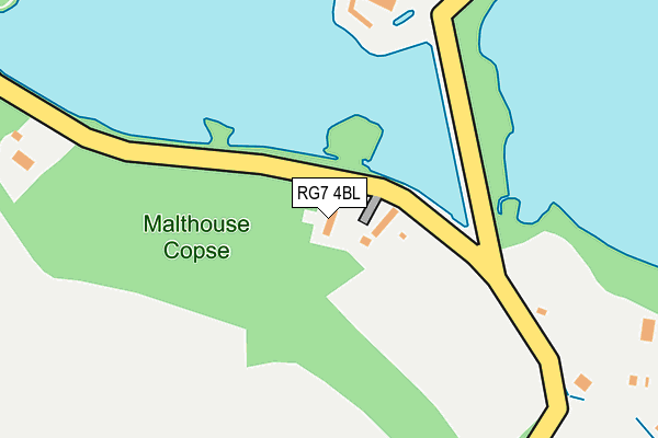 RG7 4BL map - OS OpenMap – Local (Ordnance Survey)