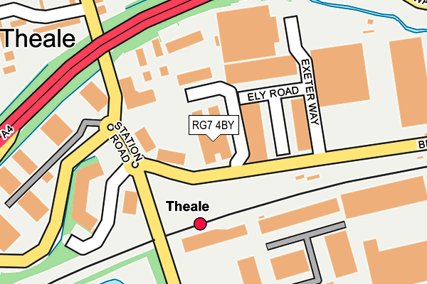 RG7 4BY map - OS OpenMap – Local (Ordnance Survey)