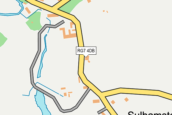 RG7 4DB map - OS OpenMap – Local (Ordnance Survey)