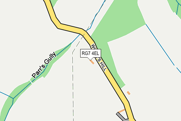 RG7 4EL map - OS OpenMap – Local (Ordnance Survey)