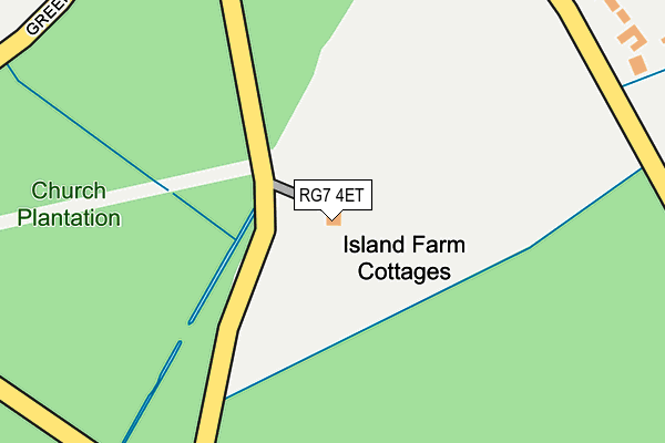 RG7 4ET map - OS OpenMap – Local (Ordnance Survey)