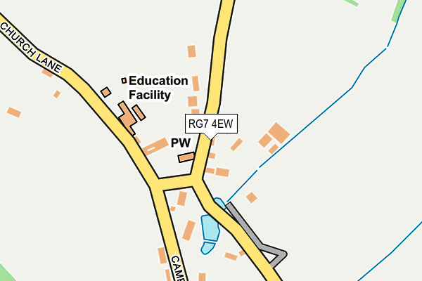 RG7 4EW map - OS OpenMap – Local (Ordnance Survey)