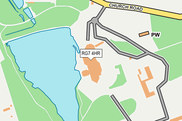 RG7 4HR map - OS OpenMap – Local (Ordnance Survey)