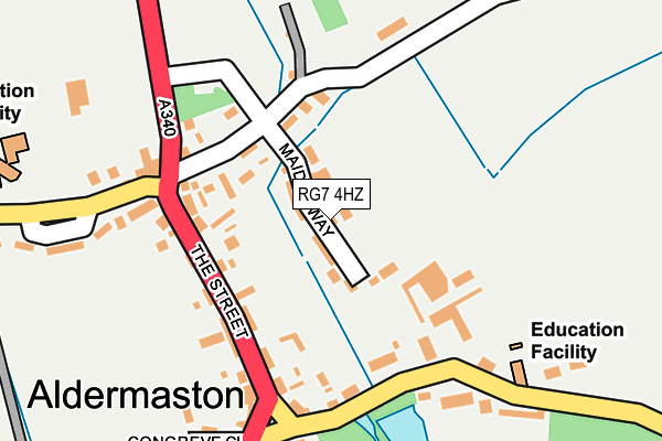 RG7 4HZ map - OS OpenMap – Local (Ordnance Survey)