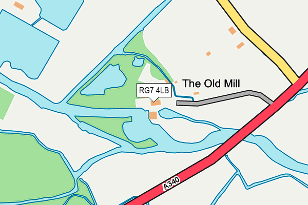 RG7 4LB map - OS OpenMap – Local (Ordnance Survey)