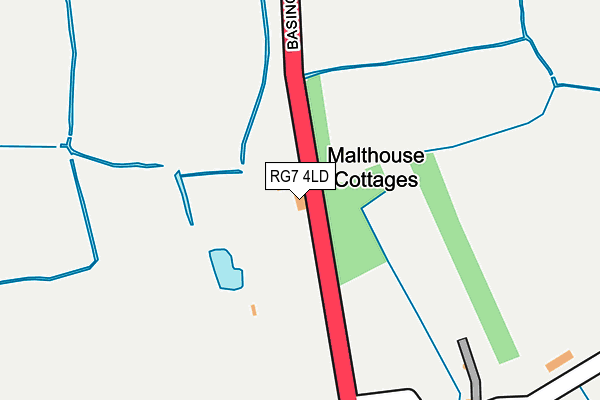RG7 4LD map - OS OpenMap – Local (Ordnance Survey)