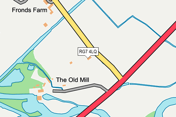 RG7 4LQ map - OS OpenMap – Local (Ordnance Survey)