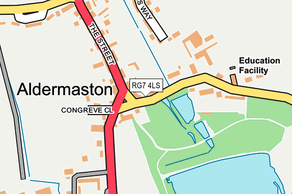 RG7 4LS map - OS OpenMap – Local (Ordnance Survey)