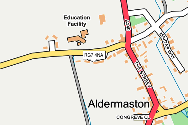 RG7 4NA map - OS OpenMap – Local (Ordnance Survey)