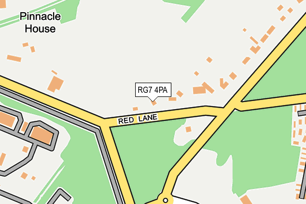 RG7 4PA map - OS OpenMap – Local (Ordnance Survey)