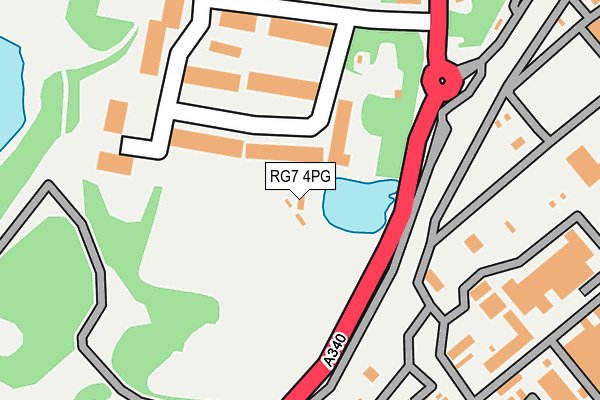 RG7 4PG map - OS OpenMap – Local (Ordnance Survey)