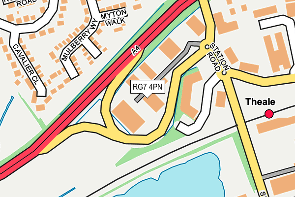 RG7 4PN map - OS OpenMap – Local (Ordnance Survey)