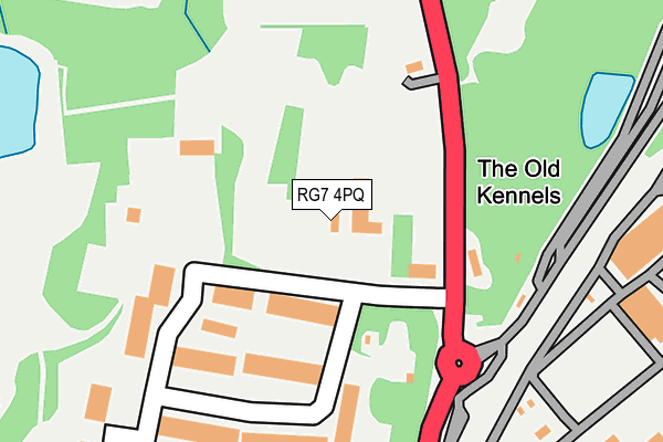 RG7 4PQ map - OS OpenMap – Local (Ordnance Survey)