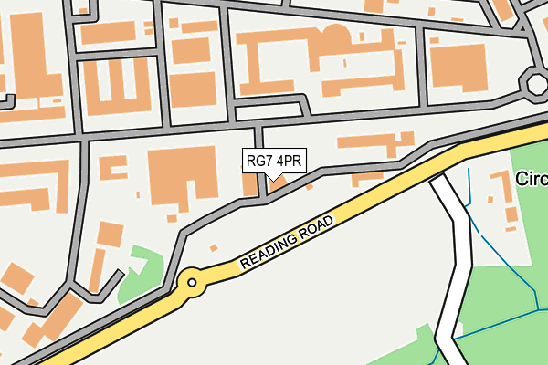 RG7 4PR map - OS OpenMap – Local (Ordnance Survey)