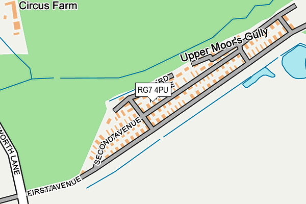 RG7 4PU map - OS OpenMap – Local (Ordnance Survey)