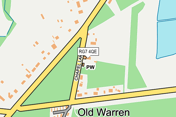 RG7 4QE map - OS OpenMap – Local (Ordnance Survey)