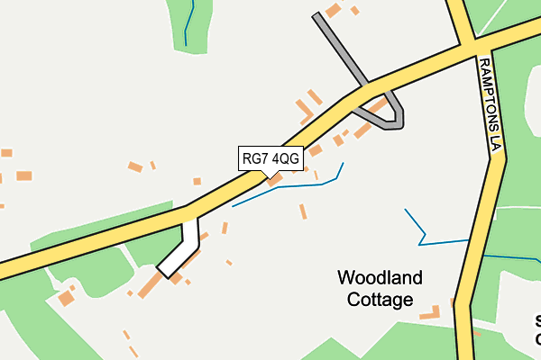 RG7 4QG map - OS OpenMap – Local (Ordnance Survey)