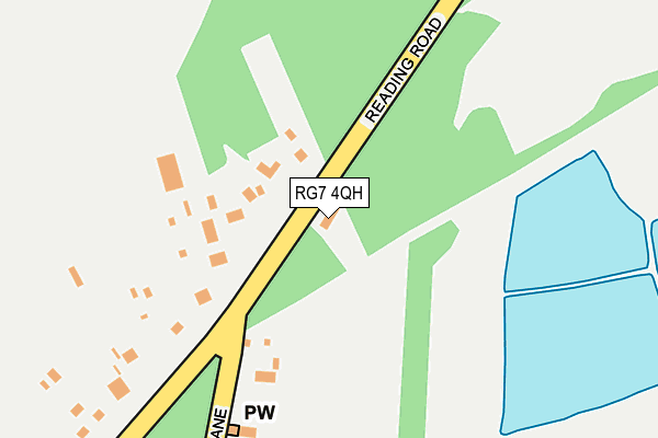 RG7 4QH map - OS OpenMap – Local (Ordnance Survey)