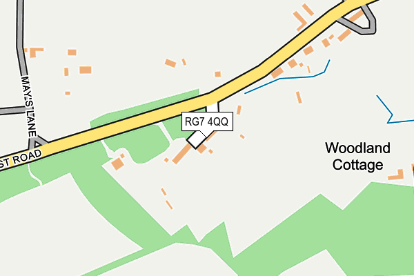RG7 4QQ map - OS OpenMap – Local (Ordnance Survey)
