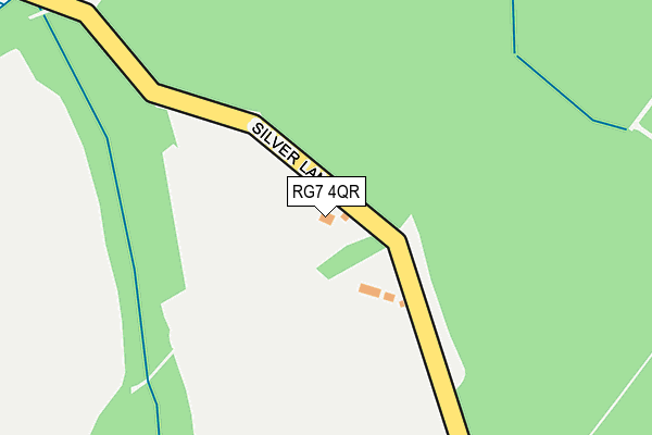 RG7 4QR map - OS OpenMap – Local (Ordnance Survey)