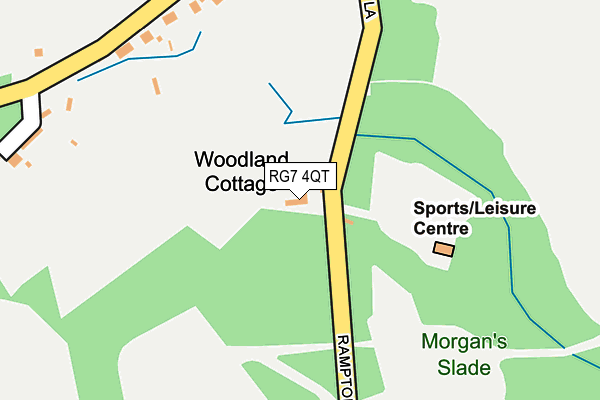 RG7 4QT map - OS OpenMap – Local (Ordnance Survey)