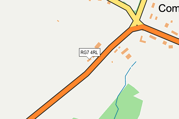 RG7 4RL map - OS OpenMap – Local (Ordnance Survey)