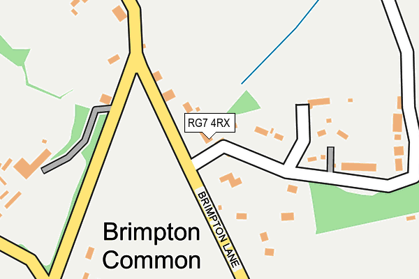 RG7 4RX map - OS OpenMap – Local (Ordnance Survey)