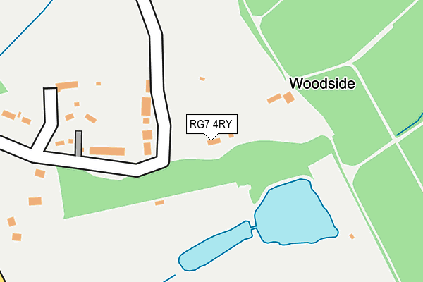 RG7 4RY map - OS OpenMap – Local (Ordnance Survey)