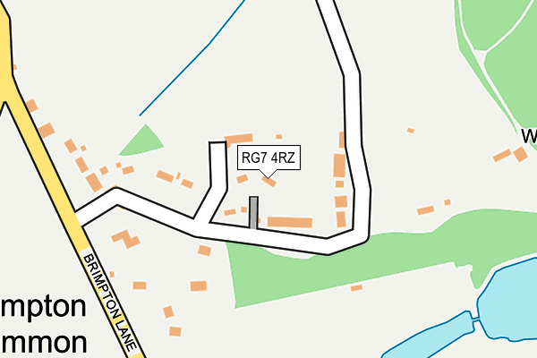 RG7 4RZ map - OS OpenMap – Local (Ordnance Survey)