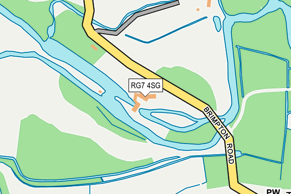 RG7 4SG map - OS OpenMap – Local (Ordnance Survey)