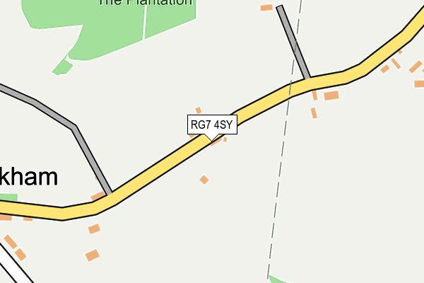 RG7 4SY map - OS OpenMap – Local (Ordnance Survey)