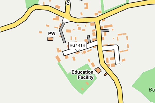 RG7 4TR map - OS OpenMap – Local (Ordnance Survey)