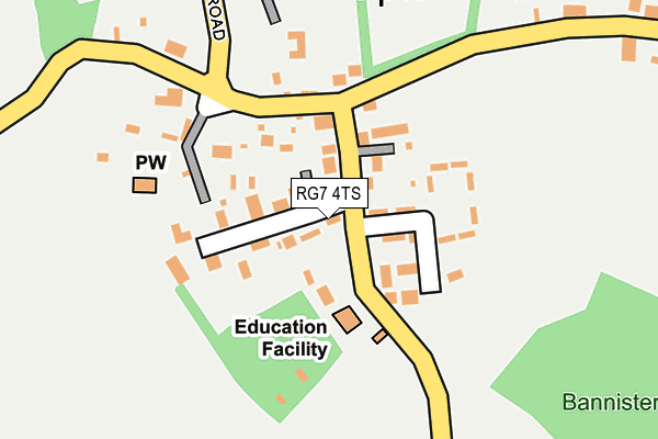 RG7 4TS map - OS OpenMap – Local (Ordnance Survey)