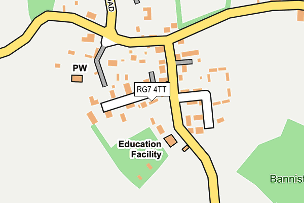RG7 4TT map - OS OpenMap – Local (Ordnance Survey)