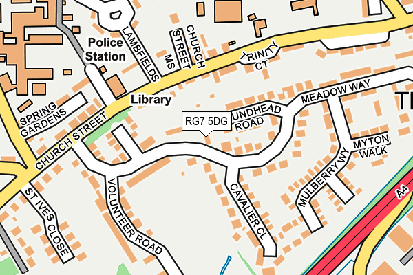 RG7 5DG map - OS OpenMap – Local (Ordnance Survey)