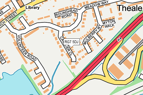 RG7 5DJ map - OS OpenMap – Local (Ordnance Survey)