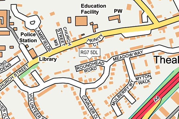 RG7 5DL map - OS OpenMap – Local (Ordnance Survey)