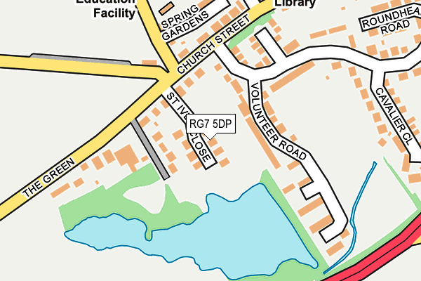 RG7 5DP map - OS OpenMap – Local (Ordnance Survey)