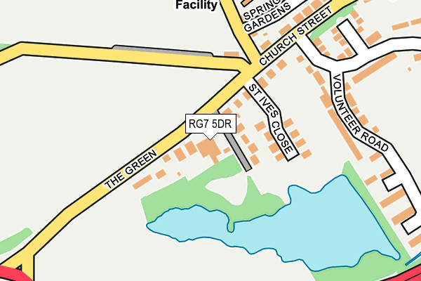 RG7 5DR map - OS OpenMap – Local (Ordnance Survey)