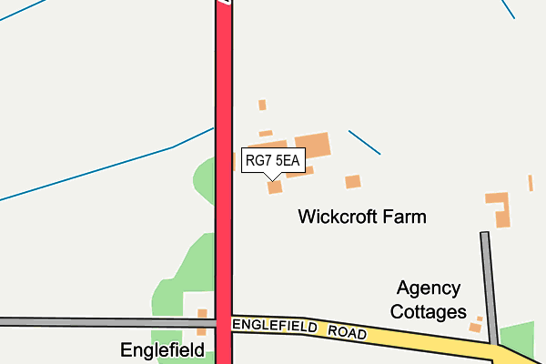 RG7 5EA map - OS OpenMap – Local (Ordnance Survey)