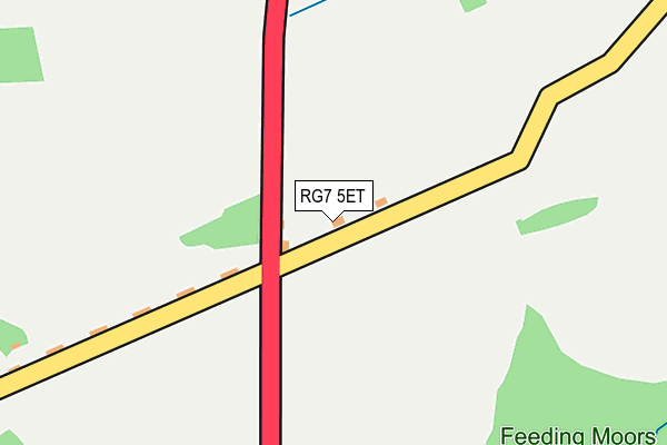 RG7 5ET map - OS OpenMap – Local (Ordnance Survey)