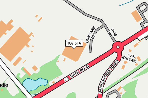 RG7 5FA map - OS OpenMap – Local (Ordnance Survey)