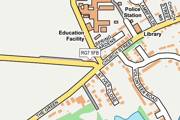 RG7 5FB map - OS OpenMap – Local (Ordnance Survey)