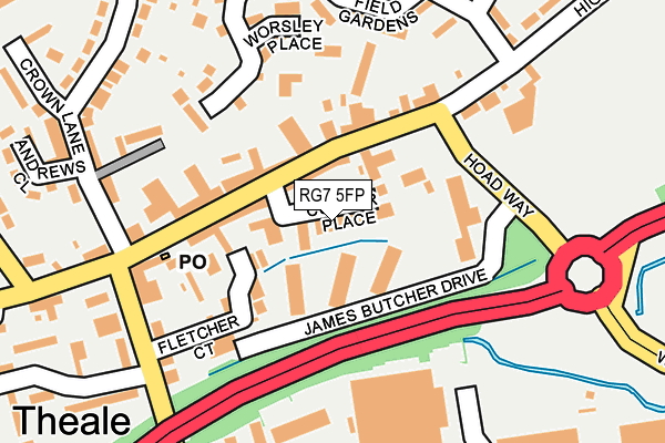 RG7 5FP map - OS OpenMap – Local (Ordnance Survey)