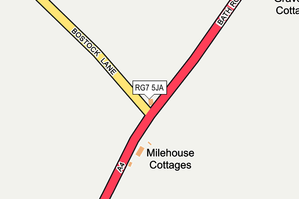 RG7 5JA map - OS OpenMap – Local (Ordnance Survey)
