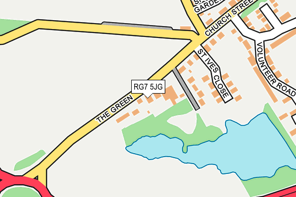 RG7 5JG map - OS OpenMap – Local (Ordnance Survey)