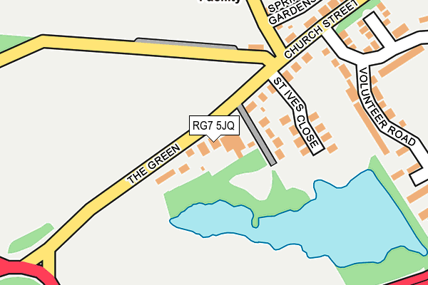 RG7 5JQ map - OS OpenMap – Local (Ordnance Survey)