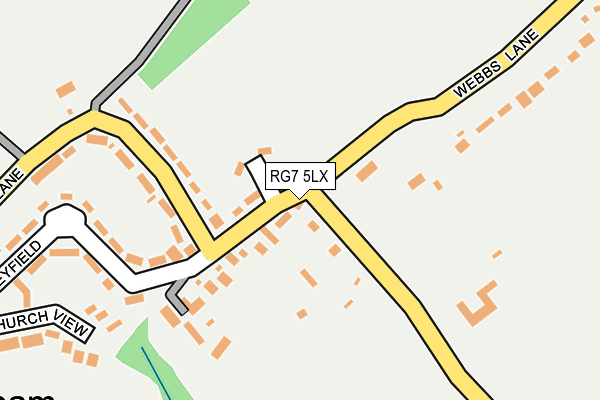 RG7 5LX map - OS OpenMap – Local (Ordnance Survey)