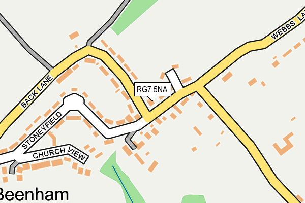 RG7 5NA map - OS OpenMap – Local (Ordnance Survey)