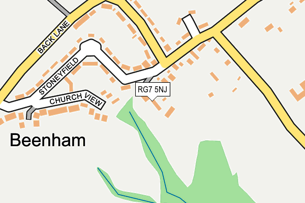 RG7 5NJ map - OS OpenMap – Local (Ordnance Survey)